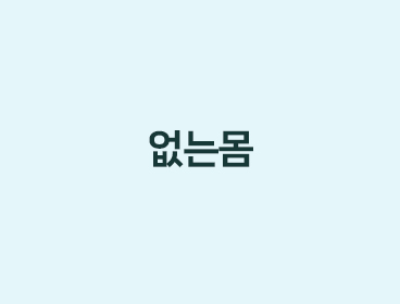 없는몸