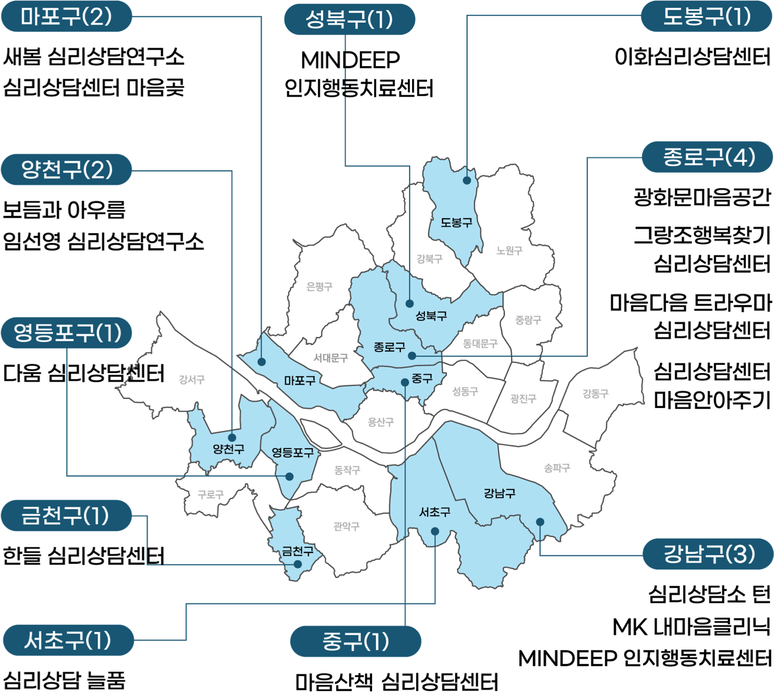 서울 지도 이미지
